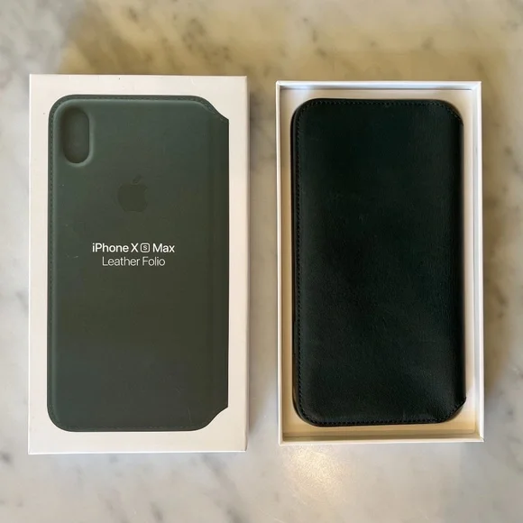 Forest Green Apple Iphone Xs Folio Case Apple IPhone XS Max